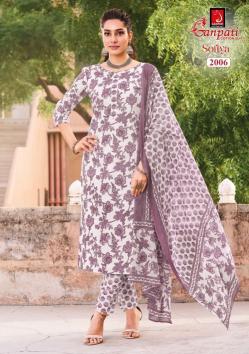 Ganpati sofiya vol-2 cottan kurti wholesale in new cloth market